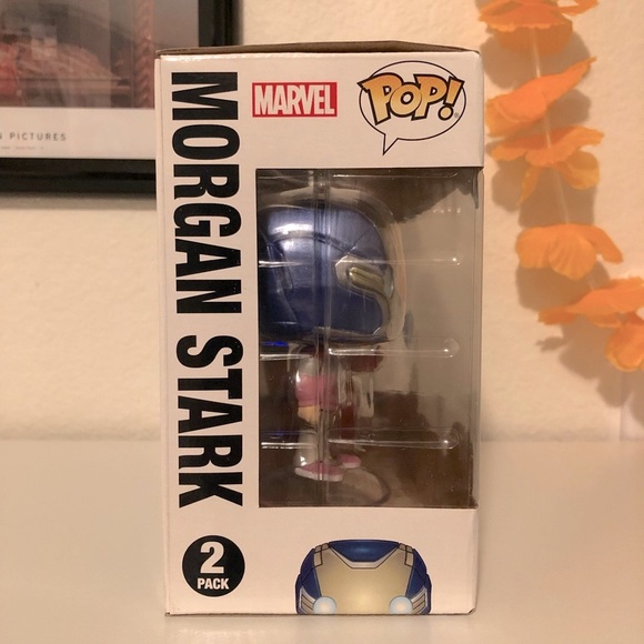 PIAB Exclusive GITD Morgan & Tony Stark Funko Pop! Bobble-Head Vinyl Figure - Picture 7 of 16
